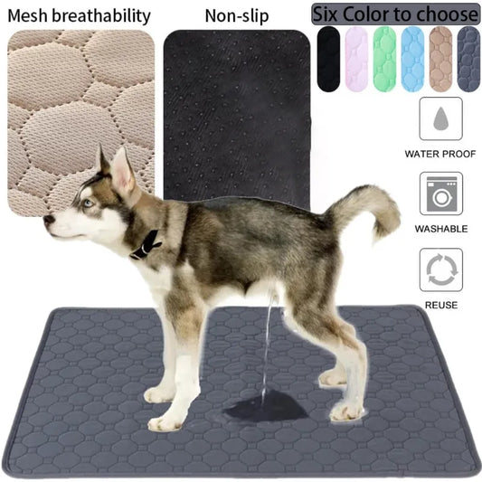 Reusable Dog Pee Pad Blanket Absorbent Diaper Washable Puppy